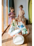 Play&Go SOO Kosz na Zabawki i Mata do Zabawy 2w1 Zoo