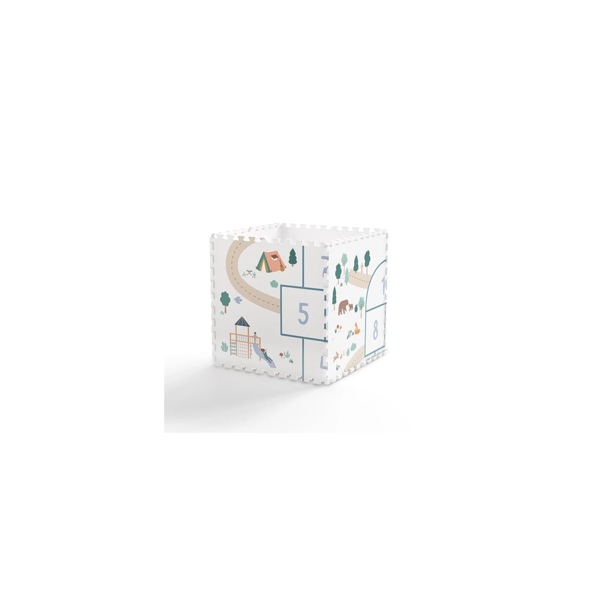 Play&Go TILOO Dwustronna Mata Piankowa 3w1 Hopscotch 120x180cm