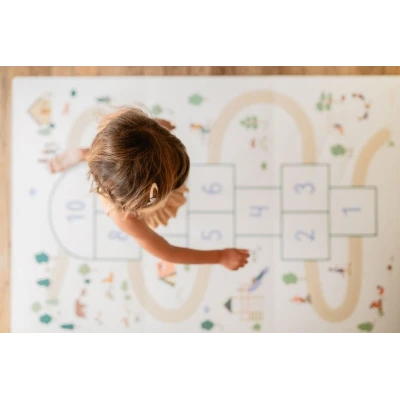Play&Go TILOO Dwustronna Mata Piankowa 3w1 Hopscotch 120x180cm