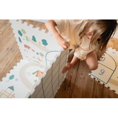 Play&Go TILOO Dwustronna Mata Piankowa 3w1 Hopscotch 120x180cm