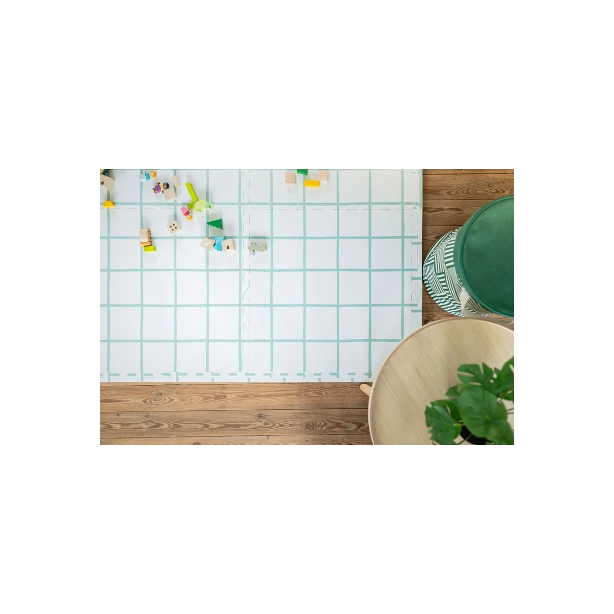 Play&Go TILOO Dwustronna Mata Piankowa 3w1 Hopscotch 120x180cm