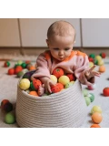 Oli & Carol Piłki Sensoryczne dla Niemowląt Sałatka Owocowa
