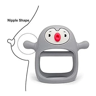 Smily Mia Gryzak Silikonowy Pingwin Buddy Red