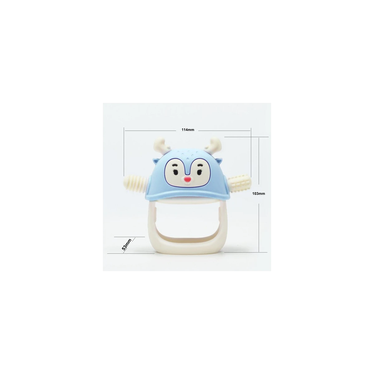 Smily Mia Gryzak dla Niemowlaka Renifer Light Blue