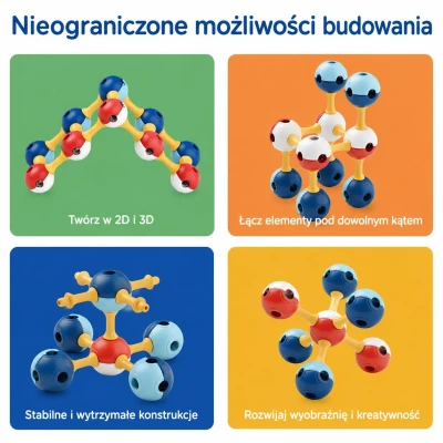 KUB Planet magnetyczne klocki konstrukcyjne 3D 90