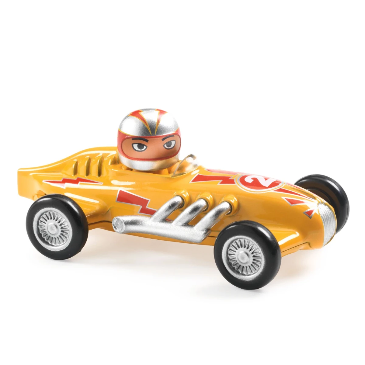 DJECO Autko CRAZY MOTORS YELLOW SUPER SPEED