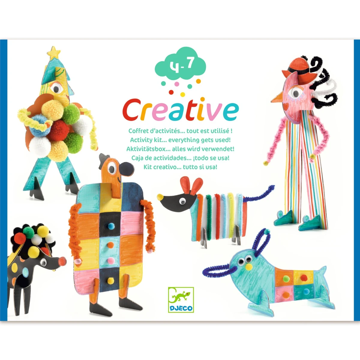 DJECO Kreatywne pudełko ZERO WASTE CUDAKI