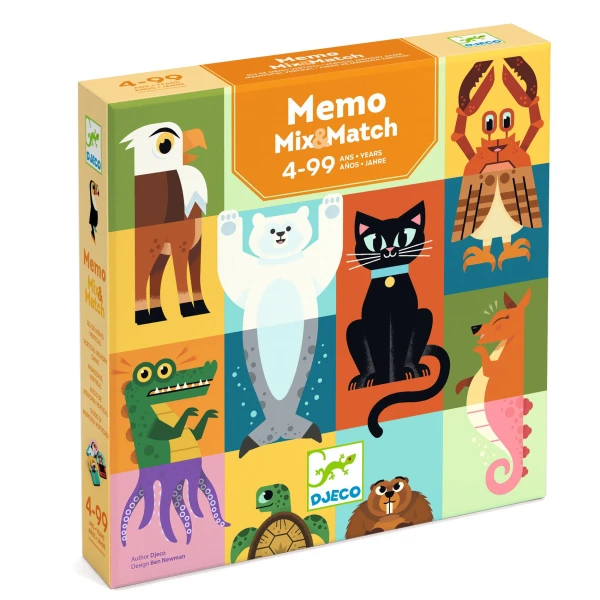 DJECO Gra logiczna MEMO MIX&MATCH
