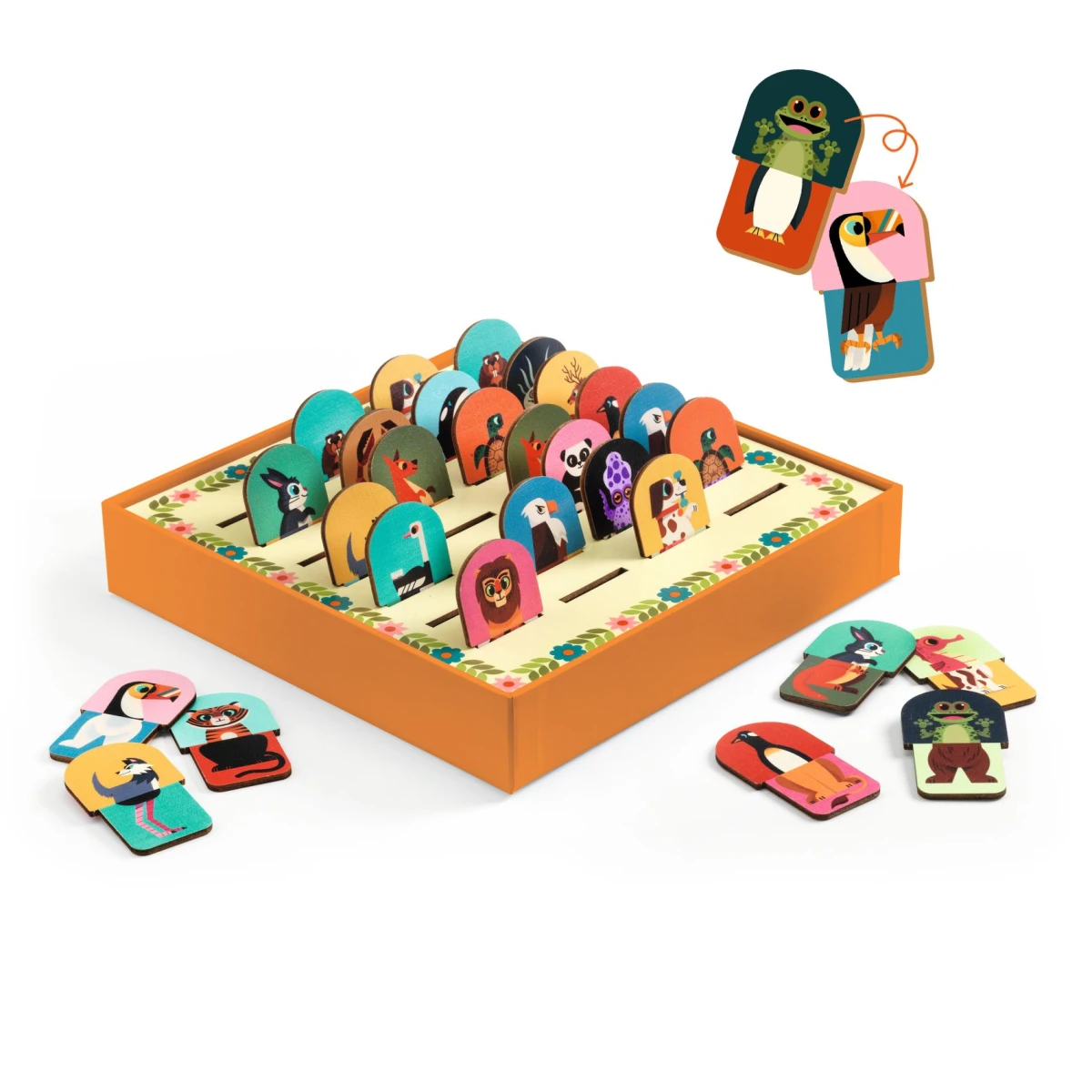 DJECO Gra logiczna MEMO MIX&MATCH