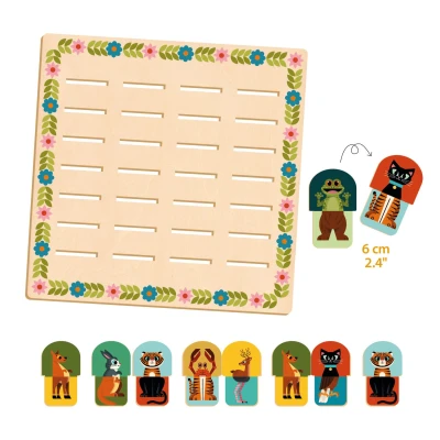 DJECO Gra logiczna MEMO MIX&MATCH