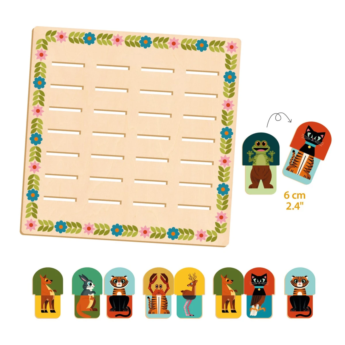 DJECO Gra logiczna MEMO MIX&MATCH