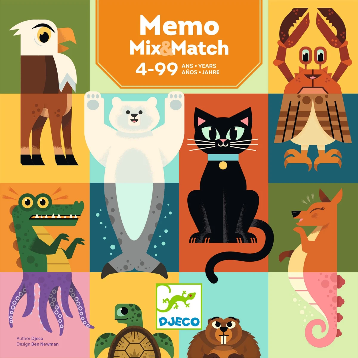 DJECO Gra logiczna MEMO MIX&MATCH