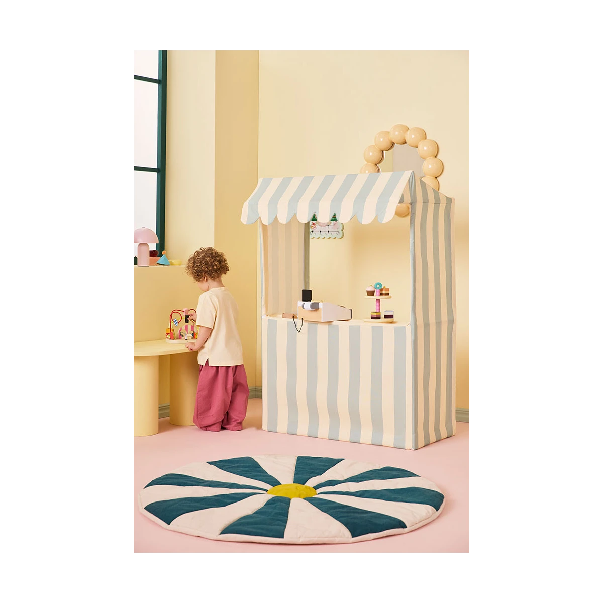 KID'S CONCEPT namiot targowy jasny turkusowy