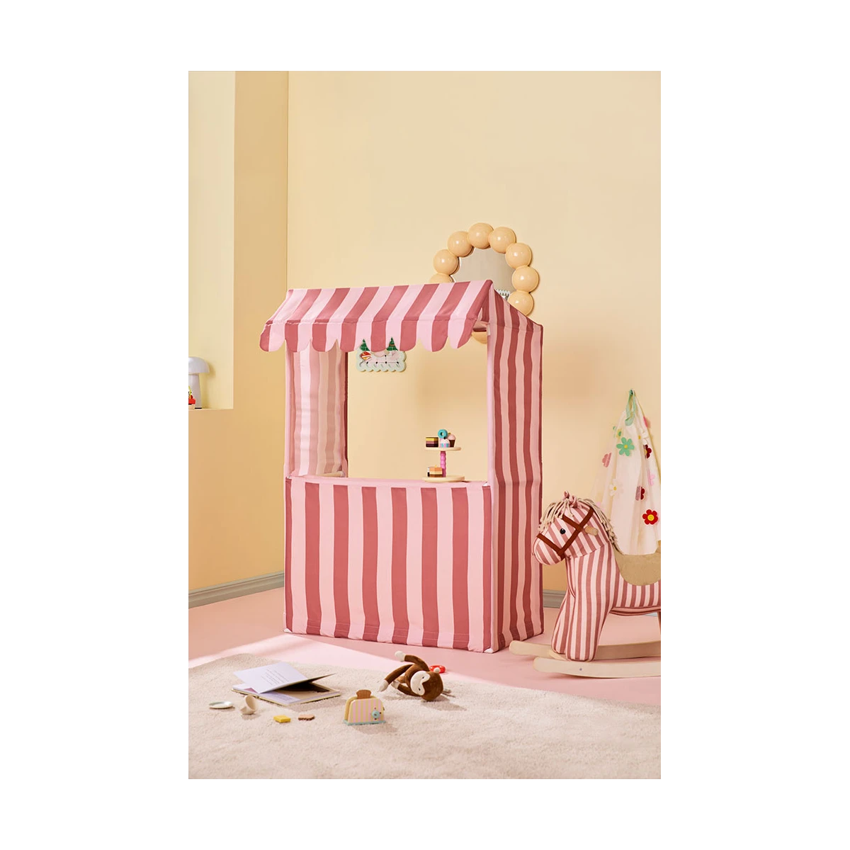 KID'S CONCEPT namiot targowy różowy