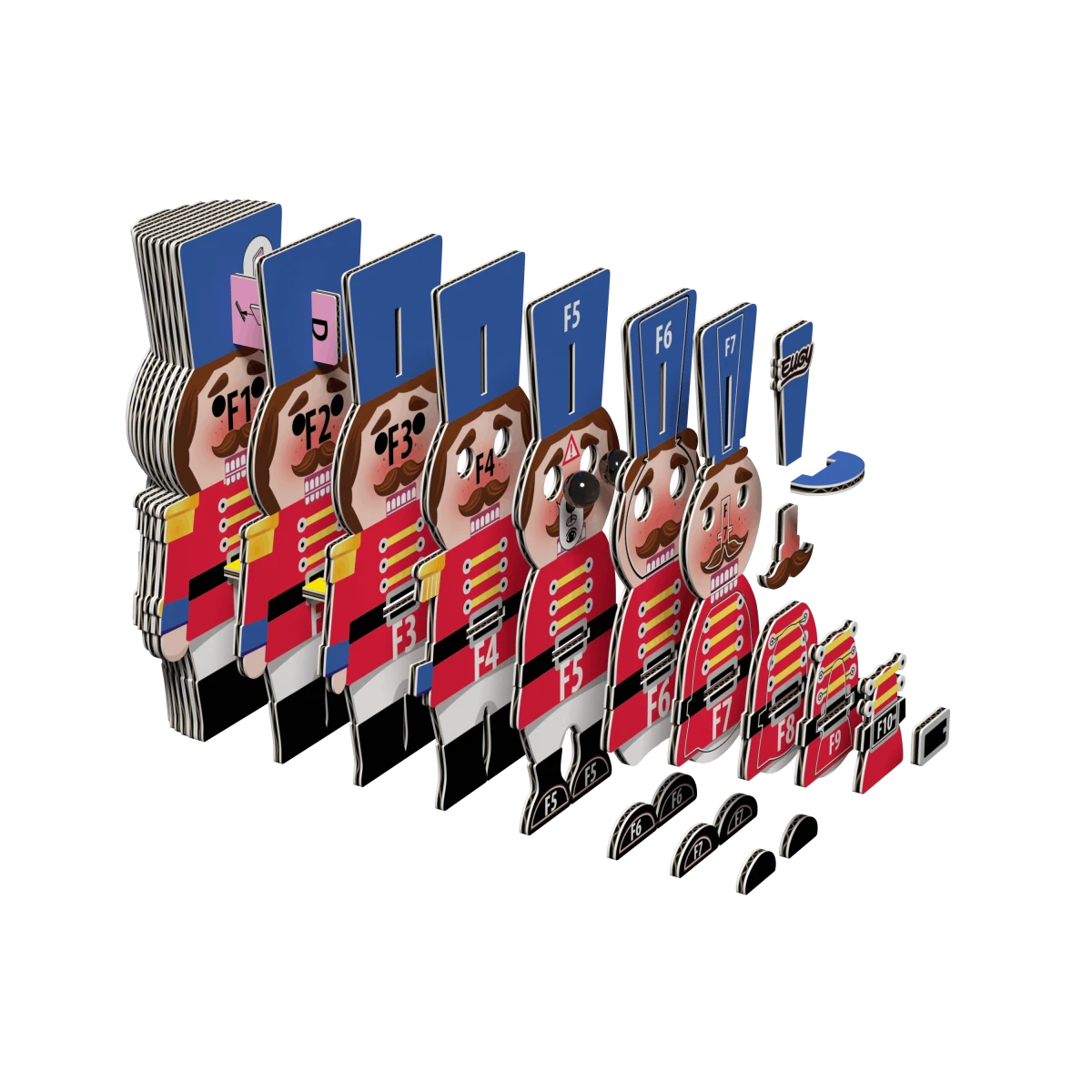 Dziadek do orzechów Eugy. Eko Ukladanka 3D