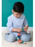 Nawlekanka drewniana Junior BS Toys | Pan Piksel