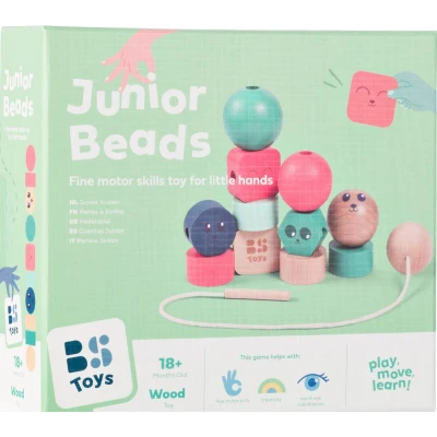 Nawlekanka drewniana Junior BS Toys | Pan Piksel