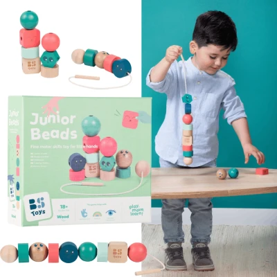Nawlekanka drewniana Junior BS Toys | Pan Piksel