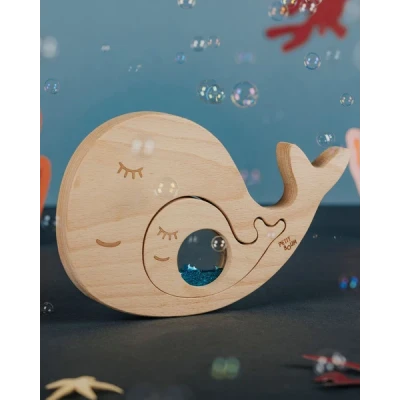 Wieloryb z maluszkiem Petit Boum | Pan Piksel