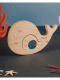 Wieloryb z maluszkiem Petit Boum | Pan Piksel