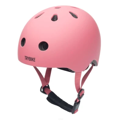 COANDCO Kask dziecięcy na rower rolki deskorolkę hulajnogę różowy XS Trybike