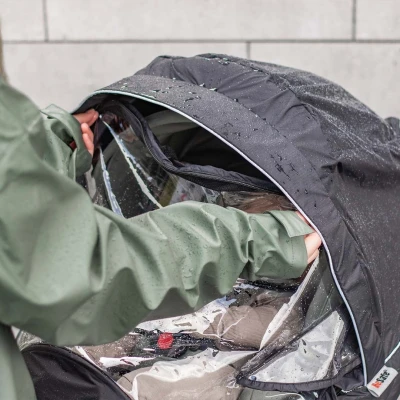 BESAFE AKCESORIA Osłona przeciwdeszczowa czarna