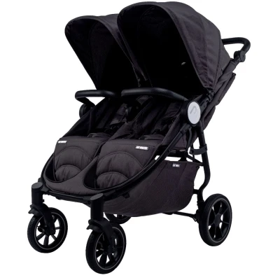 BABY MONSTERS Wózek bliźniaczy EASY TWIN 4 Black