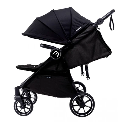 BABY MONSTERS Wózek bliźniaczy EASY TWIN 4 Black