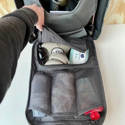MiniMeis Plecak rodzica HERO G5 Sand Premium
