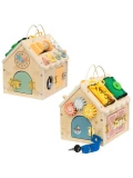 TOOKY TOY Drewniany Domek Manipulacyjny