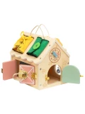 TOOKY TOY Drewniany Domek Manipulacyjny