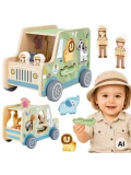 TOOKY TOY Samochód Kostka Aktywności Safarii