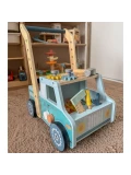 TOOKY TOY Drewniany Chodzik Samochód Mini Warsztat STEM