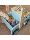 TOOKY TOY Drewniany Chodzik Samochód Mini Warsztat STEM