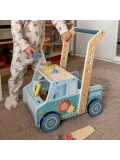 TOOKY TOY Drewniany Chodzik Samochód Mini Warsztat STEM