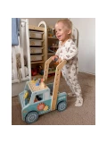 TOOKY TOY Drewniany Chodzik Samochód Mini Warsztat STEM