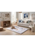 HAKUNA MATTE Mata piankowa dla dzieci Dywan do pokoju dziecięcego Coral Velvet z pianką memory 170 x 120 cm Dinozaury i Balony