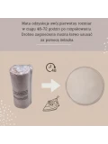 HAKUNA MATTE Mata piankowa dla dzieci Dywan do pokoju dziecięcego Coral Velvet z pianką memory okrągły 120cm beżowy
