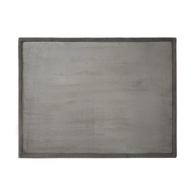 HAKUNA MATTE Mata piankowa dla dzieci Dywan do pokoju dziecięcego Coral Velvet z pianką memory 150 x 200 cm Ciemnoszary