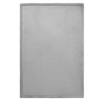 HAKUNA MATTE Mata piankowa dla dzieci Dywan do pokoju dziecięcego Coral Velvet z pianką memory 280 x 200 cm jasnoszary