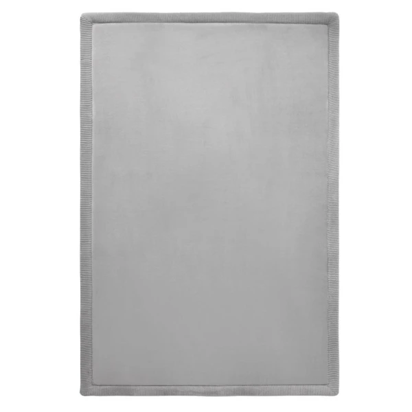 HAKUNA MATTE Mata piankowa dla dzieci Dywan do pokoju dziecięcego Coral Velvet z pianką memory 280 x 200 cm jasnoszary