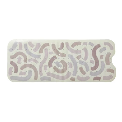 HAKUNA MATTE Mata do wanny antypoślizgowa długa Gentle Arcs 100x40 cm