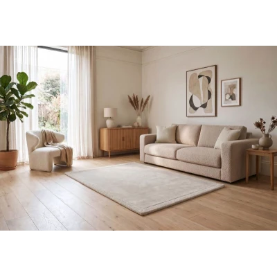 HAKUNA MATTE Mata piankowa dla dzieci Dywan do pokoju dziecięcego Coral Velvet z pianką memory 200 x 150 cm jasnoszary