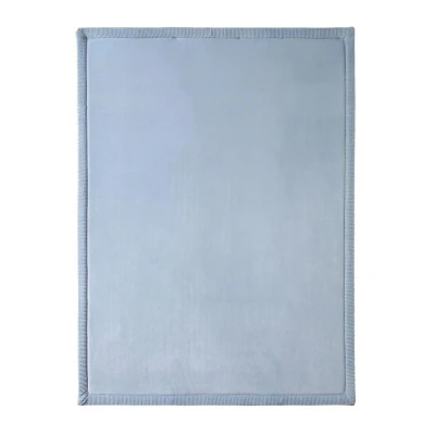 HAKUNA MATTE Mata piankowa dla dzieci Dywan do pokoju dziecięcego Coral Velvet z pianką memory 200 x 150 cm Sky Blue