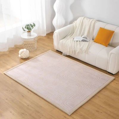 HAKUNA MATTE Mata piankowa dla dzieci Dywan do pokoju dziecięcego Coral Velvet z pianką memory 200 x 150 cm Zen Garden