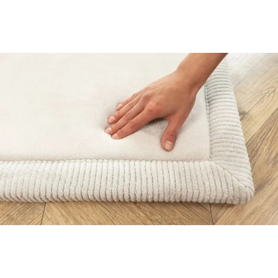 HAKUNA MATTE Mata piankowa dla dzieci Dywan do pokoju dziecięcego Coral Velvet z pianką memory 280 x 200 cm jasnoszary