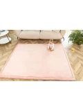 HAKUNA MATTE Mata piankowa dla dzieci Dywan do pokoju dziecięcego Coral Velvet z pianką memory 200 x 150 cm różowy