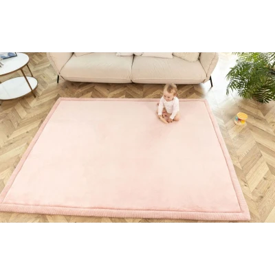 HAKUNA MATTE Mata piankowa dla dzieci Dywan do pokoju dziecięcego Coral Velvet z pianką memory 200 x 150 cm różowy