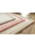 HAKUNA MATTE Mata piankowa dla dzieci Dywan do pokoju dziecięcego Coral Velvet z pianką memory 280 x 200 cm jasnoszary