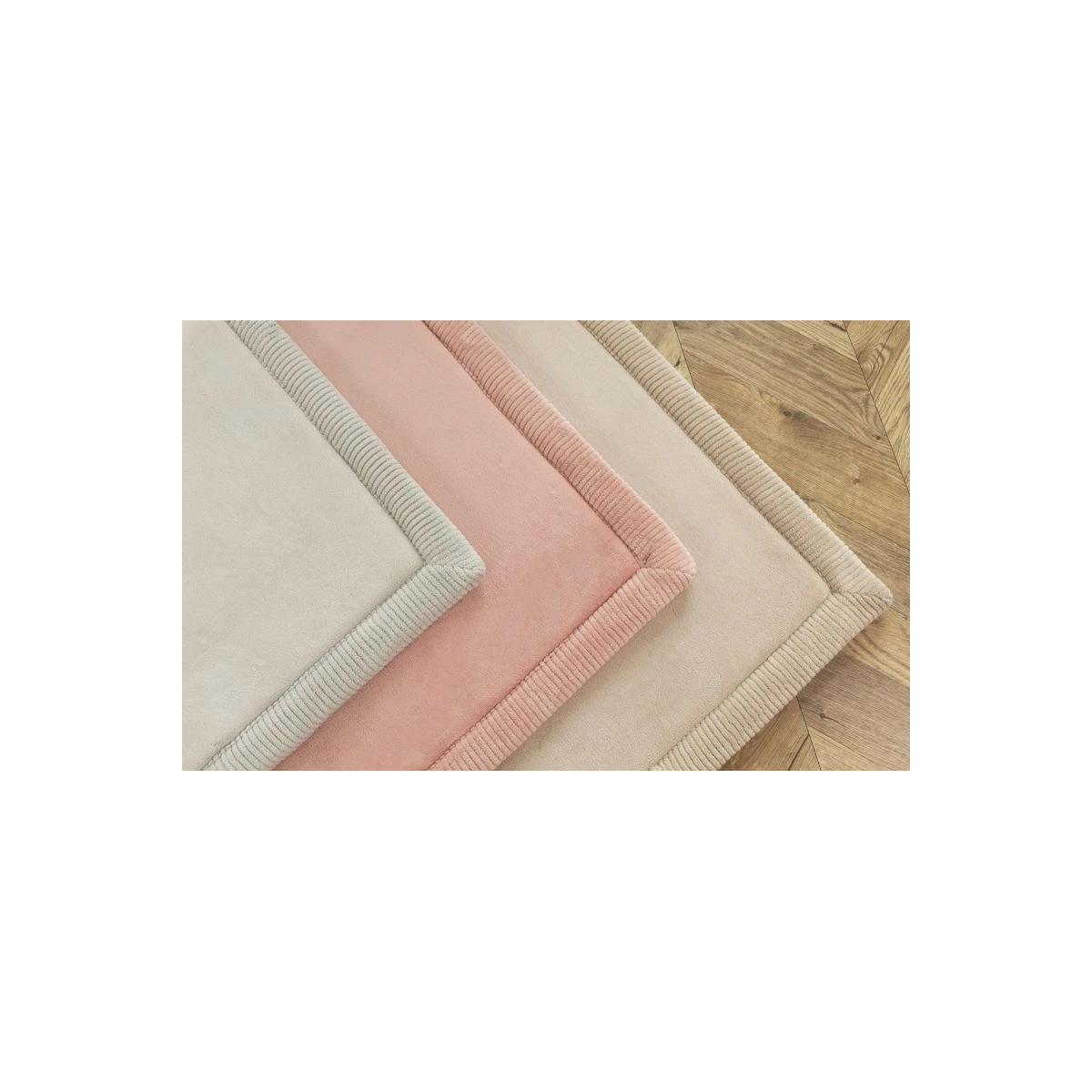HAKUNA MATTE Mata piankowa dla dzieci Dywan do pokoju dziecięcego Coral Velvet z pianką memory 280 x 200 cm jasnoszary